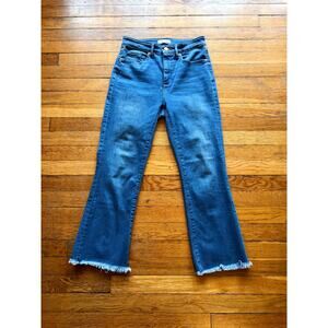 LOFT 'High-Waisted Flare Crop' Jeans Women sz 26/2